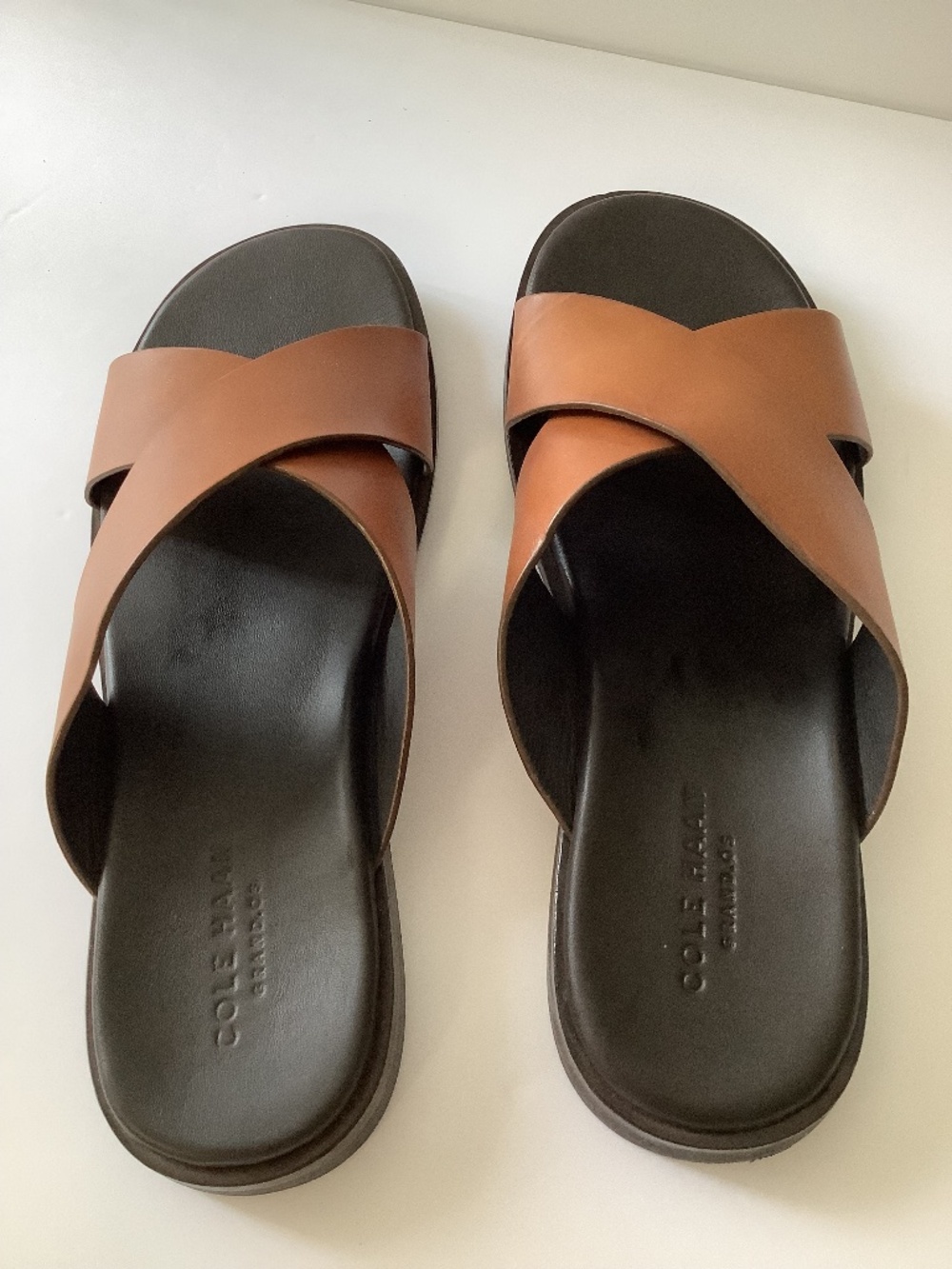Mens Cole Haan genuine leather sandals Grand OS size 13